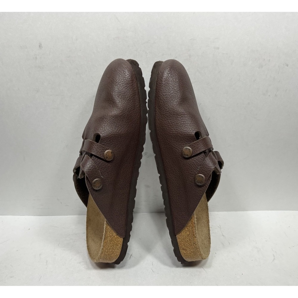 Birki's by Birkenstock Camden Mules Clog Slip On Leather Brown Women's Size 8 N - Picture 5 of 7